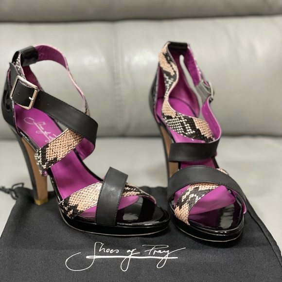 Stunning custom strappy sandals by Shoes Of Prey - Picture 3 of 6
